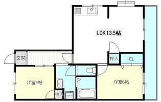 ウインステージ大鹿【2階】の間取り