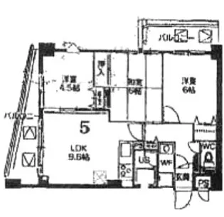 ノースフレア【2階】の間取り