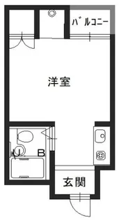 キャスル塚口【2階】の間取り