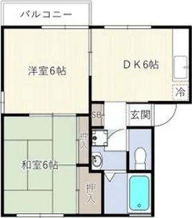 チェリーヴィレッジ【1階】の間取り