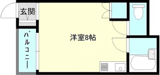 キューブ武庫川I【3階】の間取り
