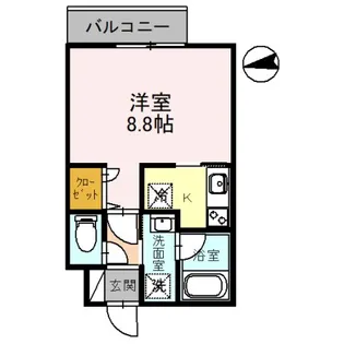 エルスタンザ塚口本町【3階】の間取り