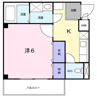 エクセランI【1階】の間取り