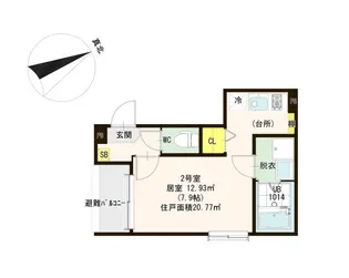 NicktunaC【1階】の間取り