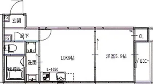 RAD福町【3階】の間取り