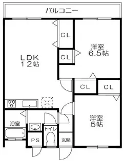 サリーコート元浜【3階】の間取り