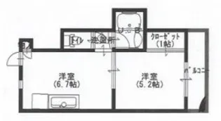 ルワージュ立花【3階】の間取り