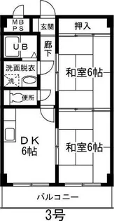 ル・シャトー【4階】の間取り