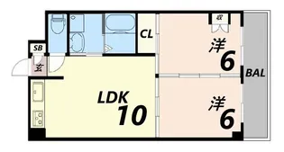 ピュアティ武庫之荘III【4階】の間取り