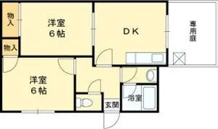 グランディア夙川I【2階】の間取り