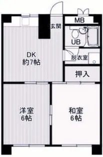 モンド・ベルピア【1階】の間取り