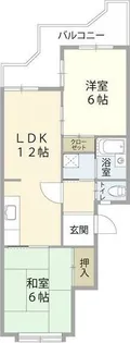 ハイツ・ラセーヌ【3階】の間取り