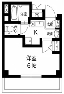 ルー・エーベル潮江壱番館【3階】の間取り