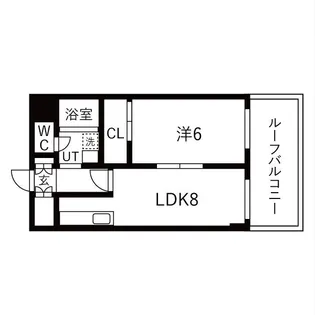 サンコート東難波【5階】の間取り