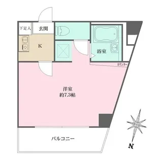 クレセント公光【4階】の間取り