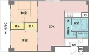 メゾン・ド・ラ・サンテ【2階】の間取り