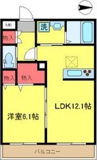 CLIFTON COURT【1階】の間取り