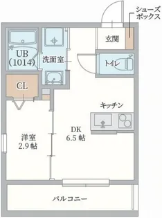 GAZELLE NOAH尼崎尾浜Ⅱ【2階】の間取り