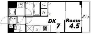 プレジオ西宮【2階】の間取り