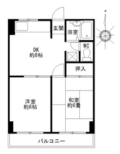 メゾンおかもと【3階】の間取り