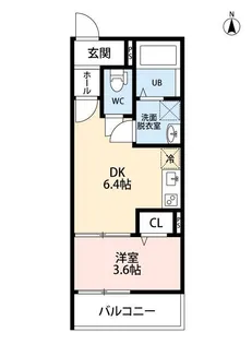 Cocon Grandjour 尼崎水堂町【3階】の間取り