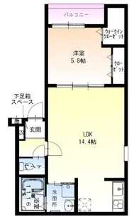 フジパレス東園田公園【3階】の間取り