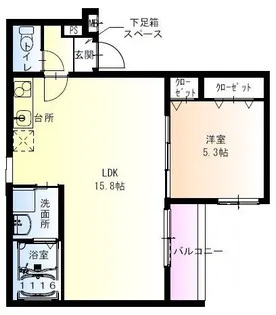 フジパレス尼崎西浦公園西【2階】の間取り