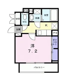 ラグーナ ルカ【2階】の間取り