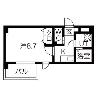 シエテ南塚口【3階】の間取り