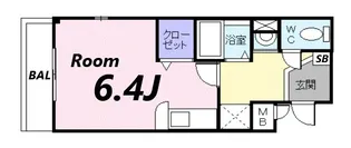 アヴィテ・エイト【4階】の間取り