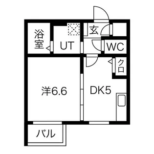 ラセーヌ武庫川【2階】の間取り