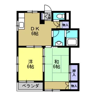 河内メゾン【2階】の間取り