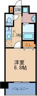 ファーストエフレシア姫里【4階】の間取り