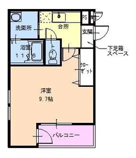 フジパレス武庫之荘V番館【2階】の間取り