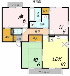 トワイライト【1階】の間取り
