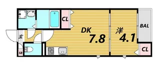 グロワールひまり【2階】の間取り