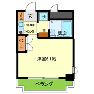 ダンディライオン西宮【7階】の間取り