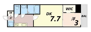 レーヴメゾン出屋敷【15階】の間取り