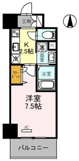 レリーフ南塚口【3階】の間取り