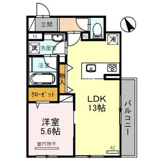 ベル・フィオーレ【3階】の間取り