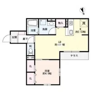 ベラ フォレスタ【2階】の間取り