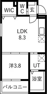 F asecia alcon【3階】の間取り