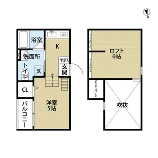 グランクラス尼崎東【1階】の間取り