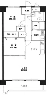 レジデンシア塚口【2階】の間取り