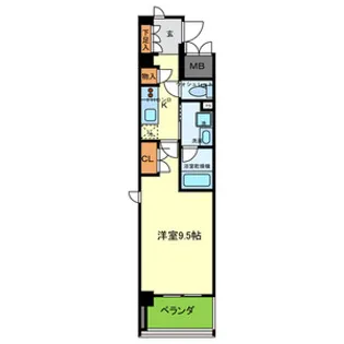 UNO武庫之荘【6階】の間取り