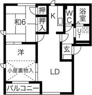 ウインズ園田 西棟【2階】の間取り