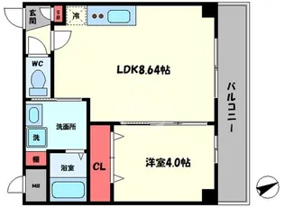 TERRA HANSHIN AMAGASAKI【2階】の間取り