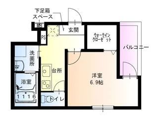 フジパレス新伊丹【3階】の間取り