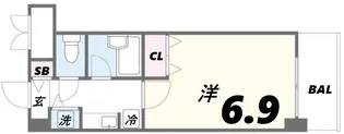 フォワイエ セレスト2【2階】の間取り