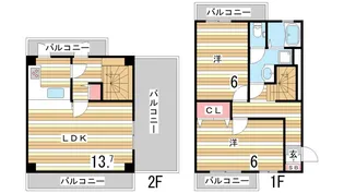 りりぱっとはうす【4階】の間取り